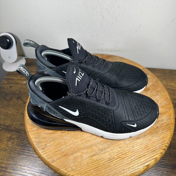 Nike Air Max 270 SE Black Summit Women's Size 10 Shoe Sneakers AR0499-001 - Picture 1 of 8